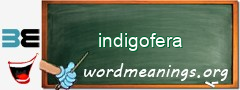 WordMeaning blackboard for indigofera